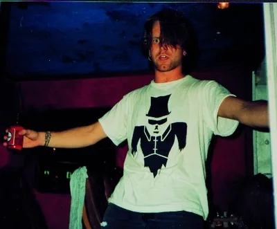 Kjell i Paris under Punishment Park turne 1992.jpg