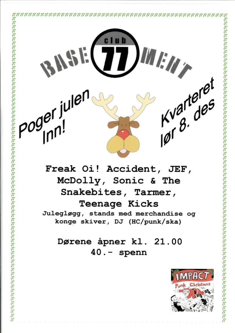 Basement Club 77 julefest