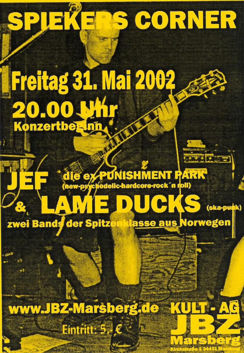 Jef og Lame Ducks Marsberg 2002