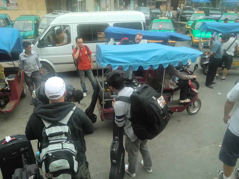 1 Taxikø i Xin Xiang Kina 25. Juni 2011
