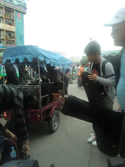 3 Taxikø i Xin Xiang Kina 25. Juni 2011