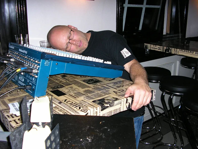 Kjell the Subs soundman at Breeze in Os Norway 19 of August 2005.JPG
