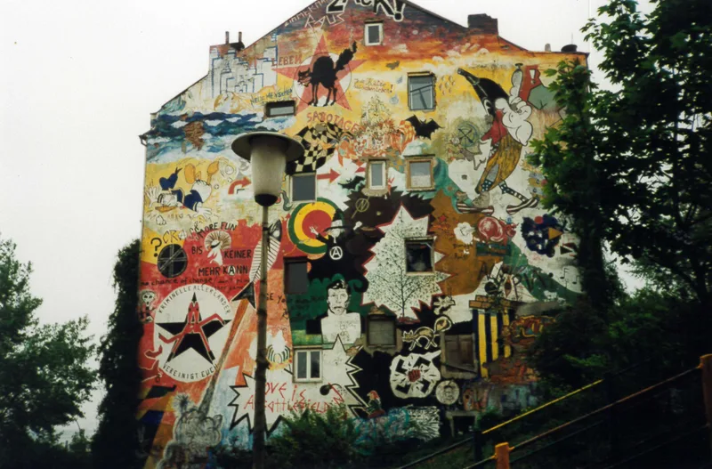 Page 166 - Typical squat-house in Hamburg Germany