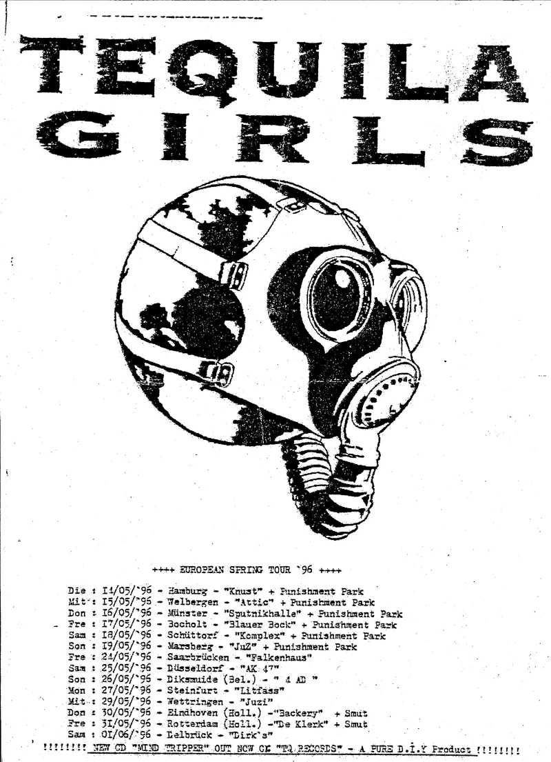 Punishment Park & Tequila Girls Tyskland tour 1996