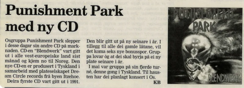 Punishment Park - Blendwerk anml OS OG FUSAPOSTEN