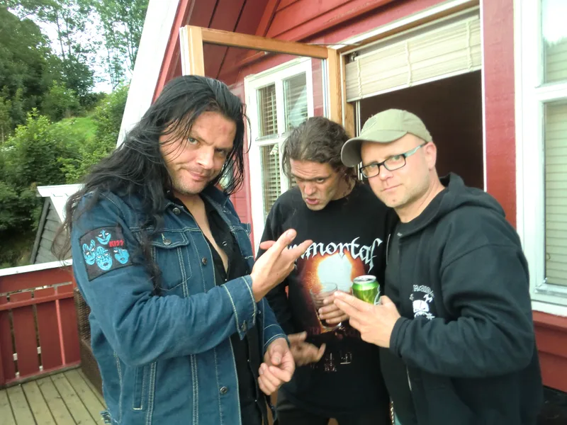 Juli 2012 på Nausten med Kjell, Pez og Olve