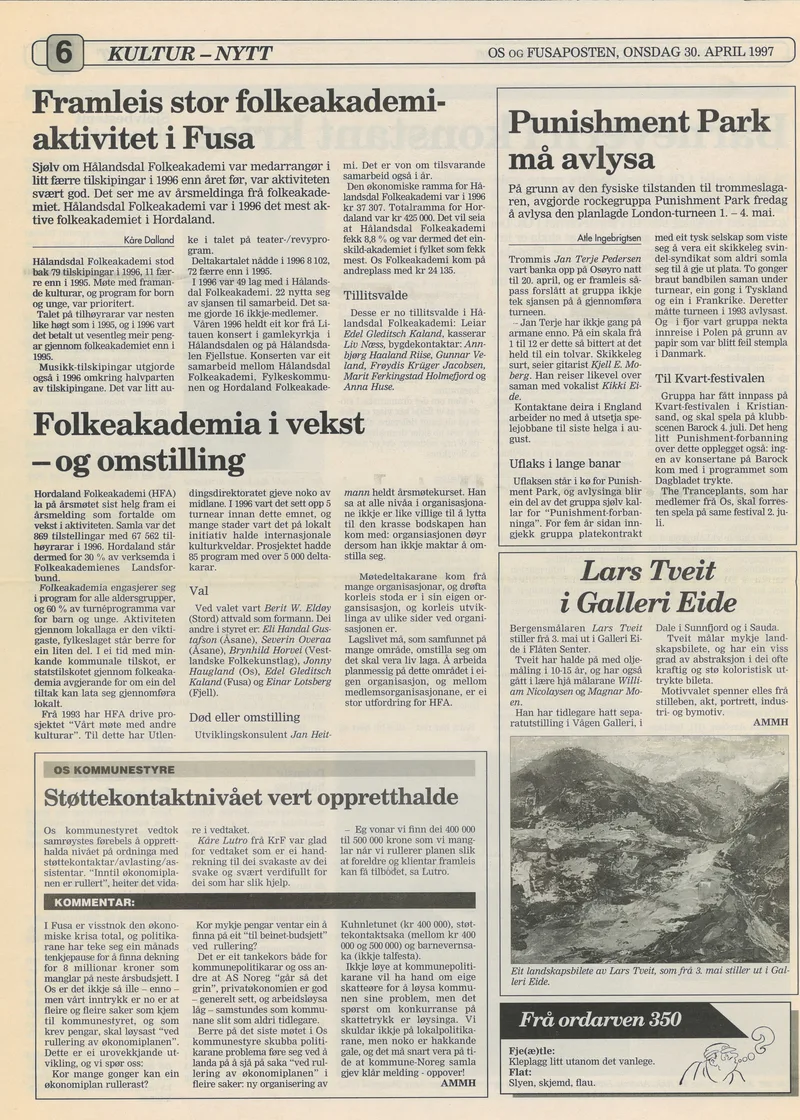 Page 176, Punishment Park Os og Fusaposten London avlysing 30. april 1997 c