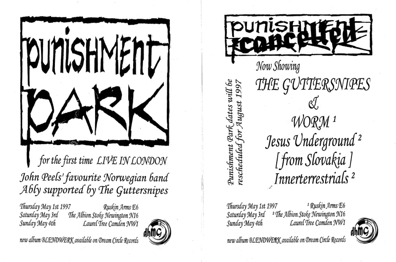 Punishment Park London May tour 1997 d