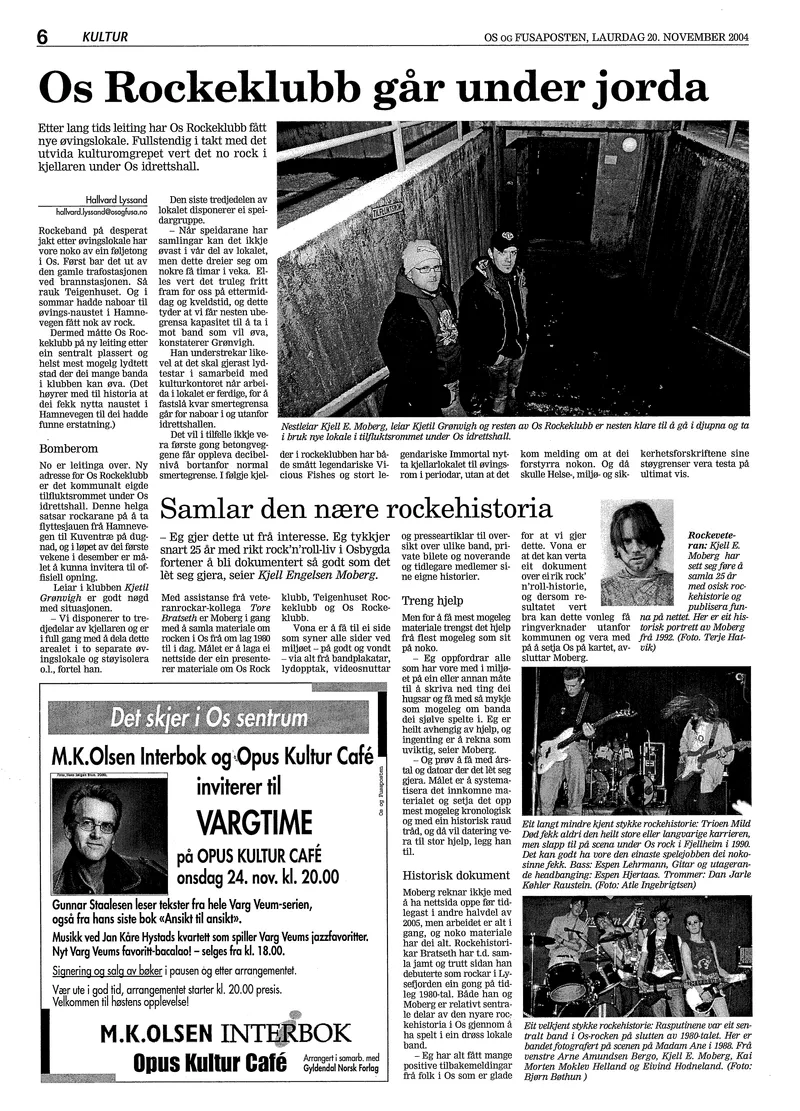 Os Rockeklubb 20. november 2004