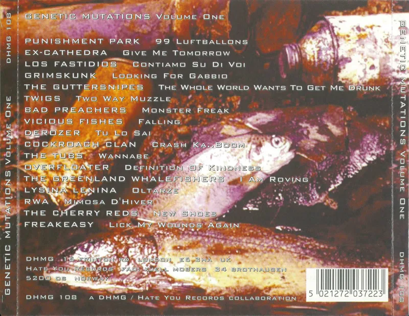 Genetic Mutations Vol 1 back side
