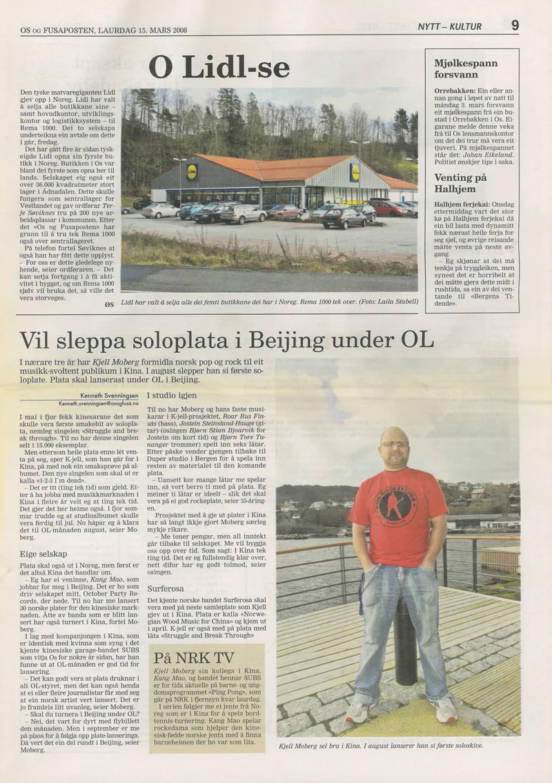 K-Jell Kina Os og fusaposten 15. mars 2008b