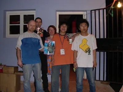Meeting up with the people behind the magazine that incl the Bergen Rock City Cd's in China.jpg