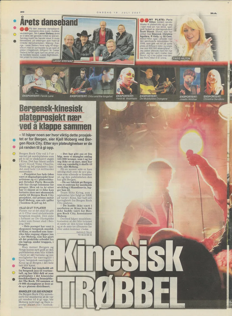 Page 311, Kina Bergensavisen 18. juli 2007a
