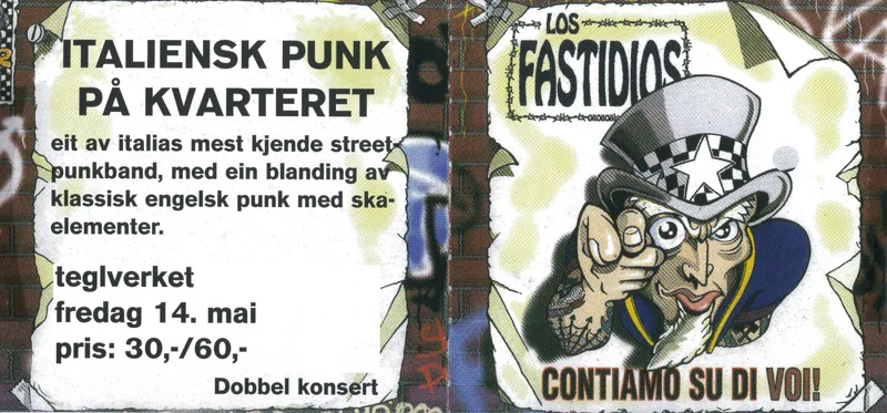 Los Fastidios Bergen flyer