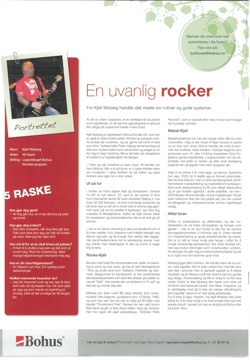 Page 483, K-Jell Bohus medarbeidermagasin nr 1 Våren 2010 go'foten