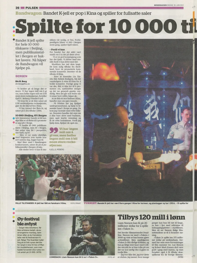 Page 486, K-Jell Bandwagon Bergensavisen 26. juni 2013a