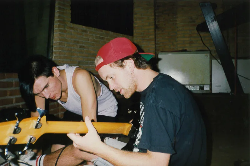 PP Claes og Kjell spiller inn i Delta Studio Tyskland 1992