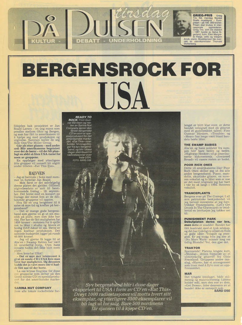 Eat This cd i USA Bergensavisen a