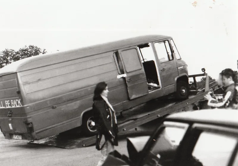 L&R and brokedown van.jpg