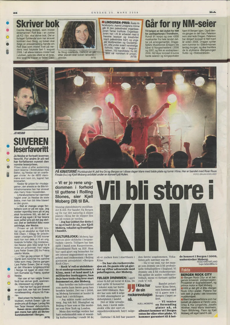 Page 385, K-Jell Kina Bergensavisen 25. mars 2009