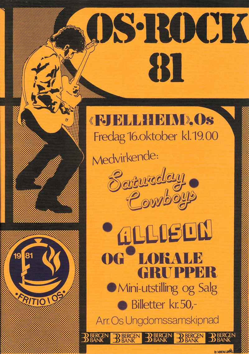 Os Rock Poster 1981