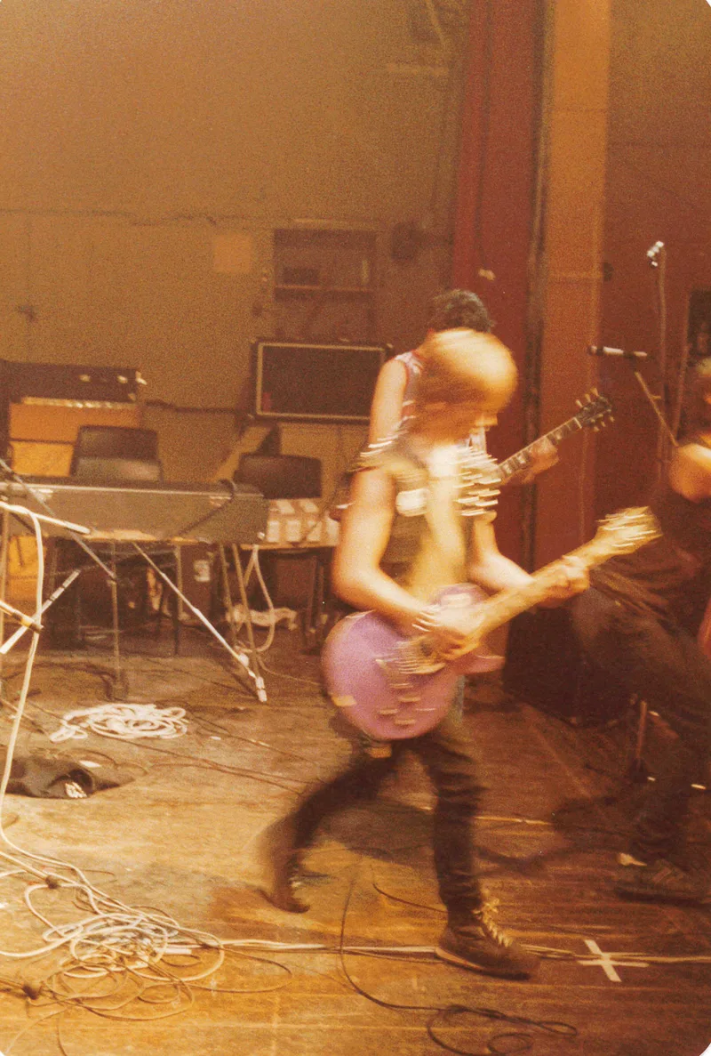 4 SPY Kjell gitar Os Rock oktover 1984, fotografert av Jan Tore Finnema